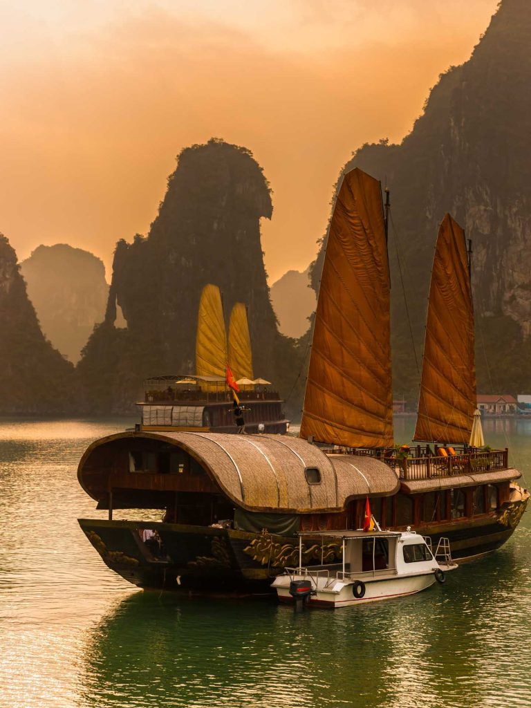 Halong Bay, Vietnam. Unesco World Heritage Site