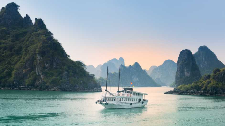 Halong Bay, Vietnam. Unesco World Heritage Site